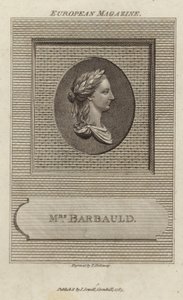 Retrato de Anna Laetitia Barbauld de English School