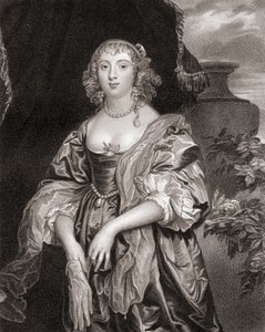Retrato de Anne Carre, Condesa de Bedford (1620-84), de Lodges British Portraits, 1823