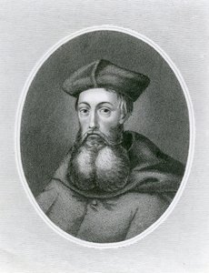 Retrato del Cardenal Reginald Pole (1500-58) (grabado)
