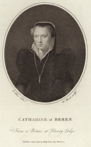Retrato de Catharine de Beren de English School