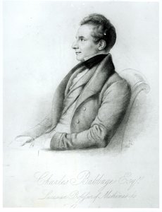Retrato de Charles Babbage, 1832 de English School