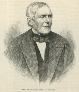 Retrato de Charles Green de English School