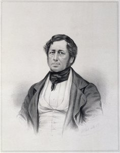 Retrato de Charles Joseph Hullmandel (1789-1850), grabado por G.B. Bleck de English School