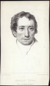 Retrato de Charles Lamb de English School