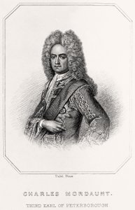 Retrato de Charles Mordaunt, 3er Conde de Peterborough de English School