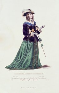 Retrato de Cristina, Reina de Suecia (1626-1689) de English School