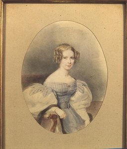 Retrato de la condesa Elizabeth von Sandizell, conocida como Lili, a los 18 años