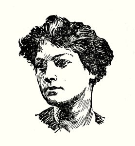Retrato de Dorothy Parker (litografía) de English School