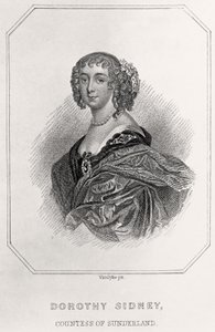 Retrato de Dorothy Sidney, Condesa de Sunderland, 1835 de English School