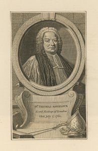 Retrato del Dr. Thomas Sherlock de English School