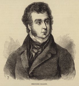 Retrato de Ebenezer Elliott de English School