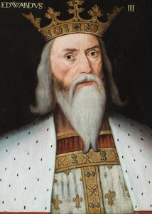 Retrato de Eduardo III (óleo sobre tabla) de English School