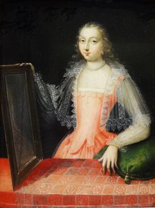 Retrato de Elizabeth Vernon, condesa de Southampton (óleo sobre tabla) de English School