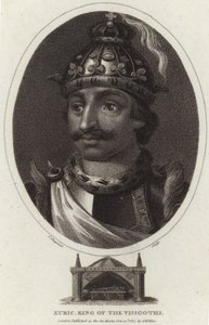 Retrato de Eurico, Rey de los Visigodos de English School