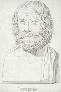 Retrato de Eurípides de English School