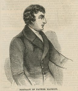 Retrato del Padre Theobald Mathew de English School
