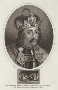 Retrato de Federico Barbarroja de English School