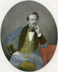 Retrato de Gustavus Vaughan Brooke, c.1860 (litografía) de English School