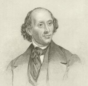 Retrato de Hans Christian Andersen de English School
