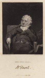 Retrato de Henry Fuseli de English School
