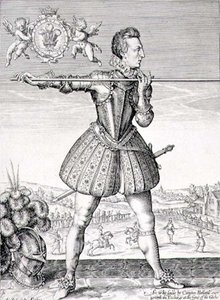 Retrato de Enrique, Príncipe de Gales (1594-1612) grabado por Simon de Passe (1595-1647) 1612 de English School