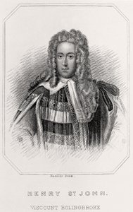 Retrato de Henry St. John, Vizconde Bolingbroke de English School