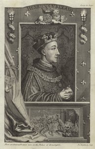 Retrato de Enrique V de Inglaterra de English School
