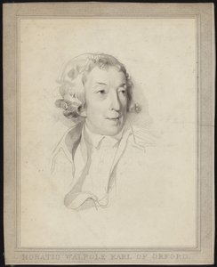 Retrato de Horace Walpole de English School