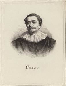 Retrato de Jacob Jordaens de English School