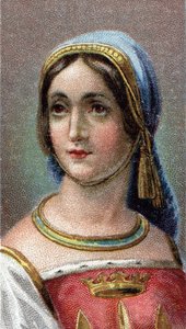 Retrato de Juana de Arco (c1412-31) - De la serie "Líderes de Hombres" de English School