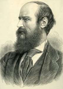 Retrato de John Bagnold Burgess, 1877 de English School