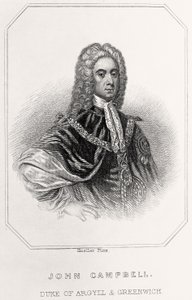 Retrato de John Campbell, Duque de Argyll y Greenwich de English School