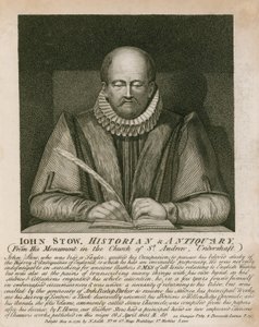 Retrato de John Stow de English School