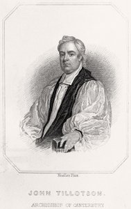 Retrato de John Tillotson, Arzobispo de Canterbury