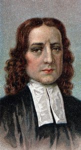 Retrato de John Wesley 1703-1791 - De la serie “Líderes de Hombres” - Cromolitografía - Escuela Inglesa, siglo XX de English School