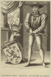 Retrato del Rey Jacobo I de Inglaterra de English School