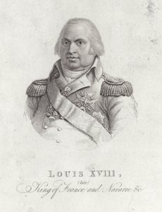 Retrato del Rey Luis XVIII