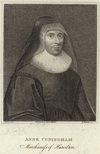 Retrato de Lady Ann Cunningham, Marquesa de Hamilton de English School