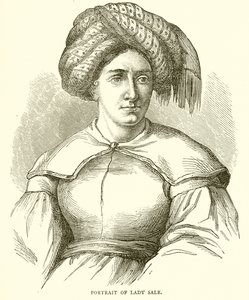 Retrato de Lady Sale de English School