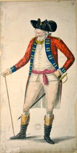 Retrato del Teniente Coronel Chadwick, finales del siglo XVIII