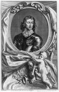 Retrato del Teniente General John Lambert (1619-83) grabado por Jacobus Houbraken (1698-1780)