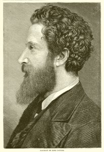 Retrato de Lord Lytton de English School