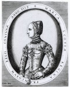 Retrato de María Reina de Escocia (1542-87) grabado por Hieronymus Cock (c.1510-70) 1559