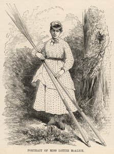 Retrato de la señorita Lottie McAlice de English School