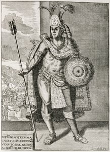 Retrato de Moctezuma II (1466-1520) de 