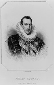 Retrato de Philip Howard (1557-95) 13º Conde de Arundel, de 