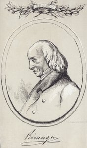 Retrato de Pierre-Jean de Béranger de English School
