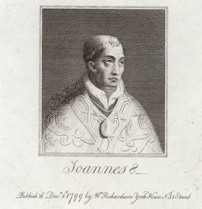 Retrato del Papa Juan VIII