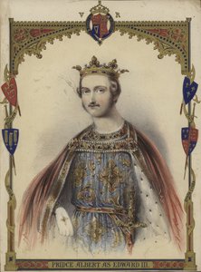 Retrato del Príncipe Alberto como el Rey Eduardo III