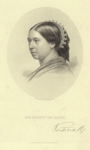 Retrato de la Reina Victoria